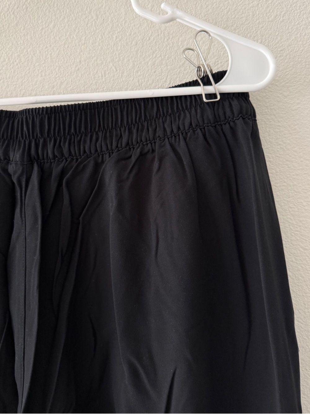 LT Old Navy High Waisted Playa Wide Leg Pants Black Large Tall - Picture 9 of 11